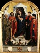 WEYDEN, Rogier van der Virgin with the Child and Four Saints Germany oil painting artist